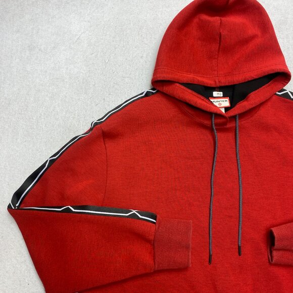 Hunter for Target Hoodie Men's L Red Long Sleeve Fleece Sweatshirt Pullover - Picture 6 of 12